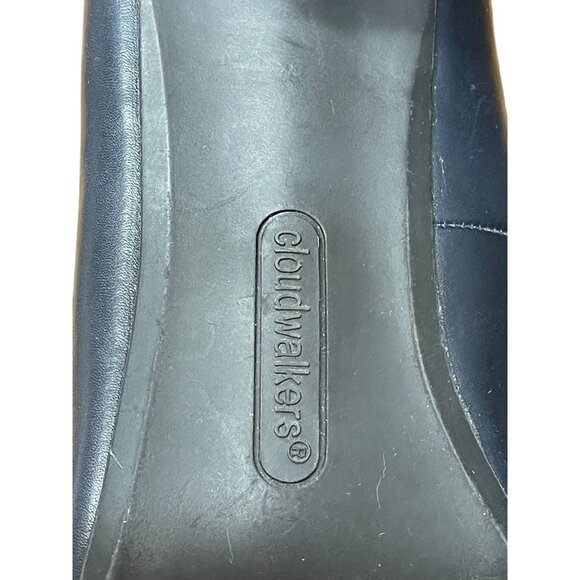 Cloudwalkers Womens Olivia Black Low Heel Pumps 12W - Picture 5 of 12